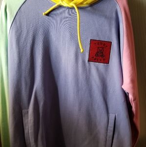 Teddy Fresh Color Block Hoodie